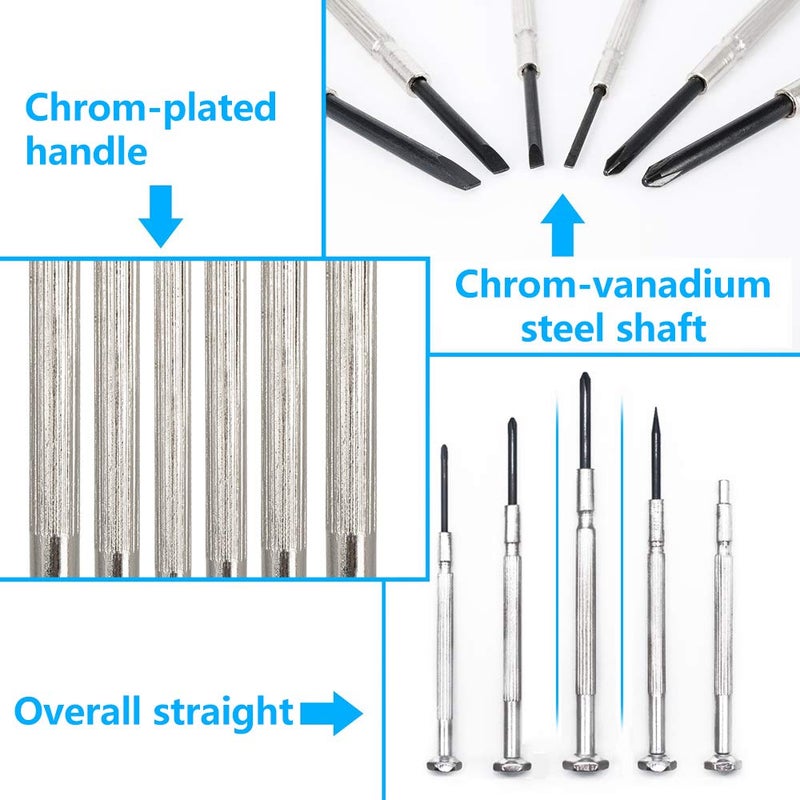 Kalim 11PCS Mini Precision Screwdriver Set, Small Screwdriver Set for Electronics, Toys, Computer, Watch Repair - Image 3